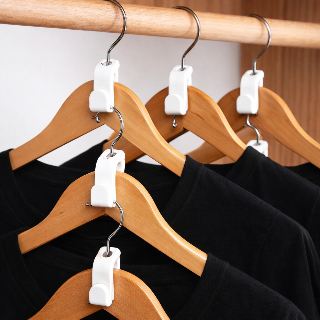 Gancho Extensor De Cabide De Roupas Conector Kit 10 20 30 Unidades