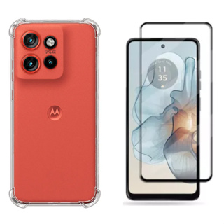 Kit Pelicula 3D Para Moto G05 G06 G15 G04 G24 + Capa Capinha Anti Shock em Oferta na Shopee