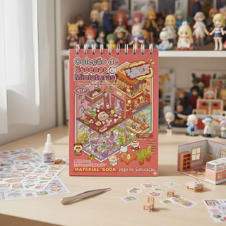 Kit Livro 3D Infantil Português Nas Cores Rosa Roxo e Azul com 20 CENÁRIOS  + Adesivos + Pinça Educativo em Oferta na Shopee