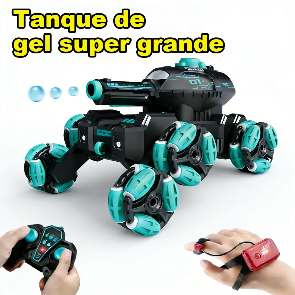 Carro de Controle Remoto Stunt 360° - Transformação por Gestos, Escalada e Disparo de BolinhasdeÁgua em Oferta na Shopee