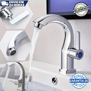 Torneira Banheiro bancada  Moderna Cuba Lavabo luxo Brilhante