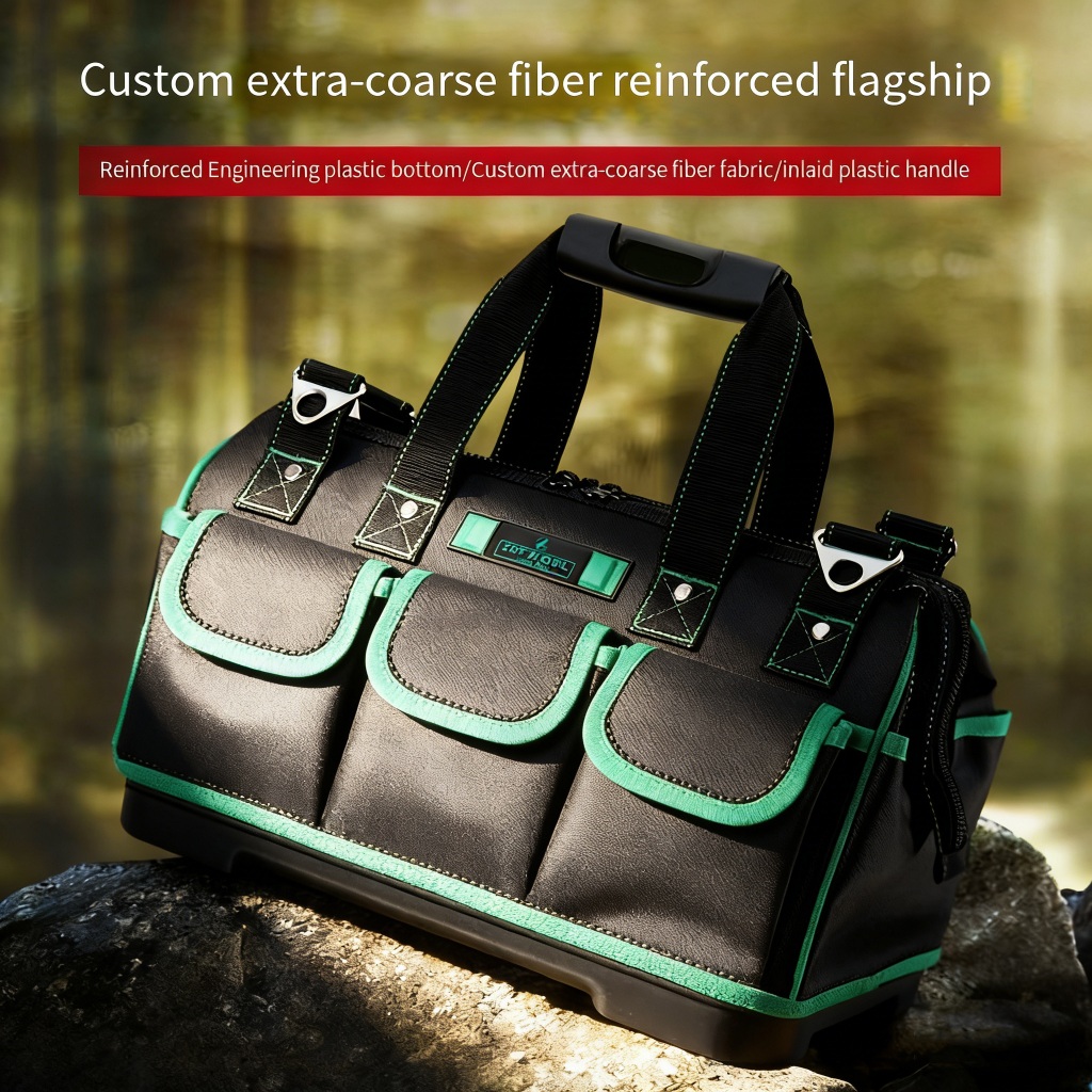 bolsa/mala de ferramentas grande reforçada tecido lona profissional 14-23 Pol para marcenaria multiuso caixa