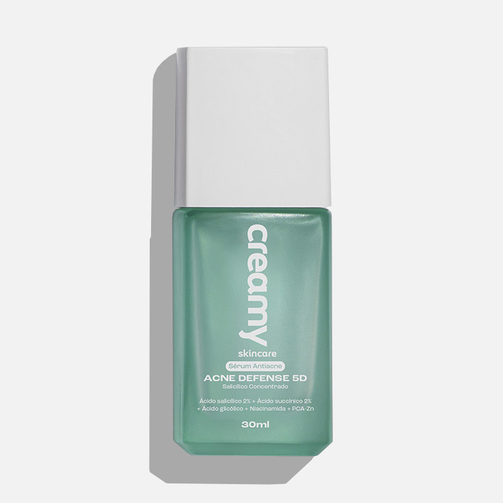 Sérum Antiacne Acne Defense 5D Salicilico Concentrado 30ml - Creamy Skincare em Oferta na Shopee