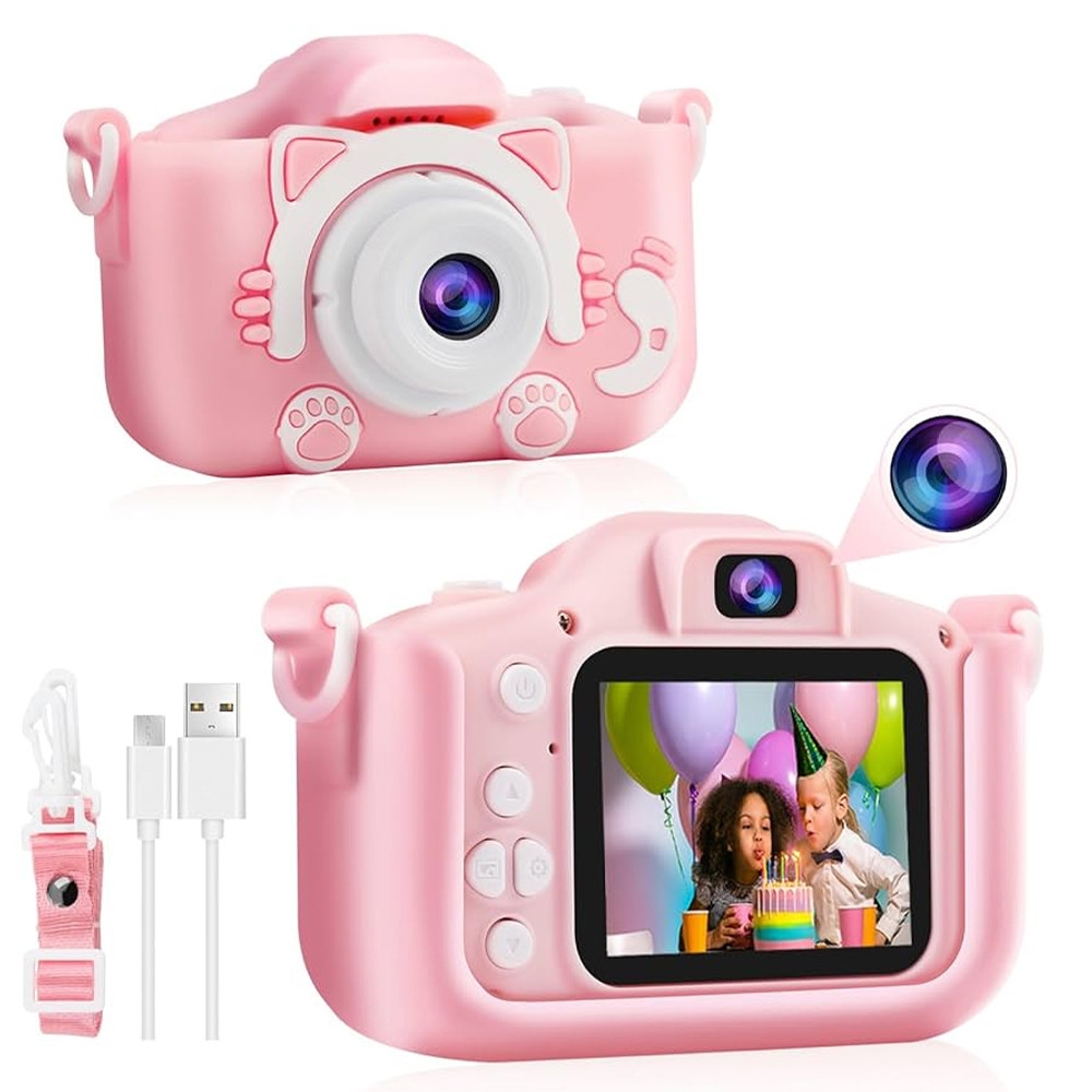 Mini câmera Digital infantil/recarregável/equipamento à prova de choque/vídeo infantil/8 milhões Hot