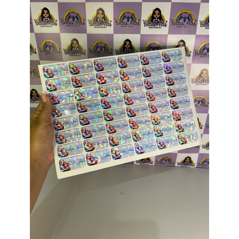 Cartela de Etiqueta Adesiva a personalizada /Etiqueta escola em Oferta na Shopee