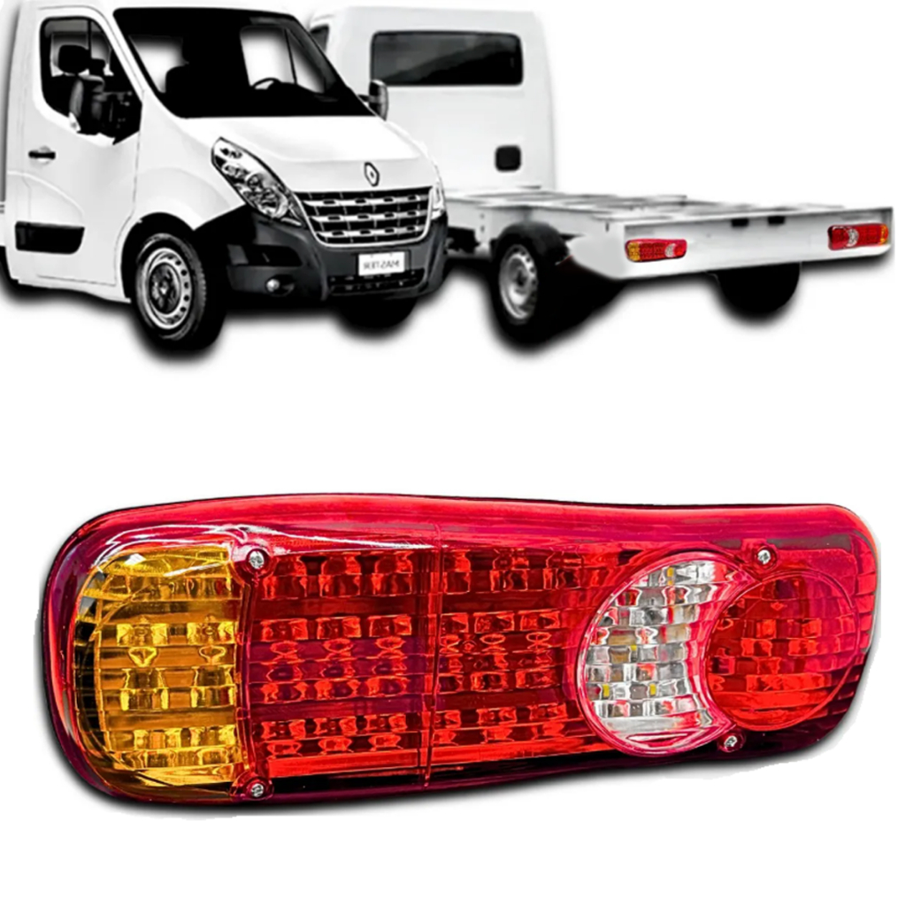 Lanterna Traseira Led Mb Master Atego Accelo Axor Actros em Oferta na Shopee