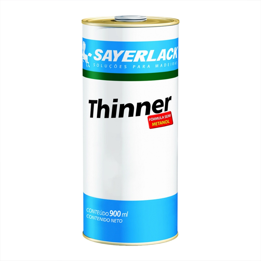 Diluente Thinner Limpeza Tintas Esmaltes Vernizes 900ml Sayerlack