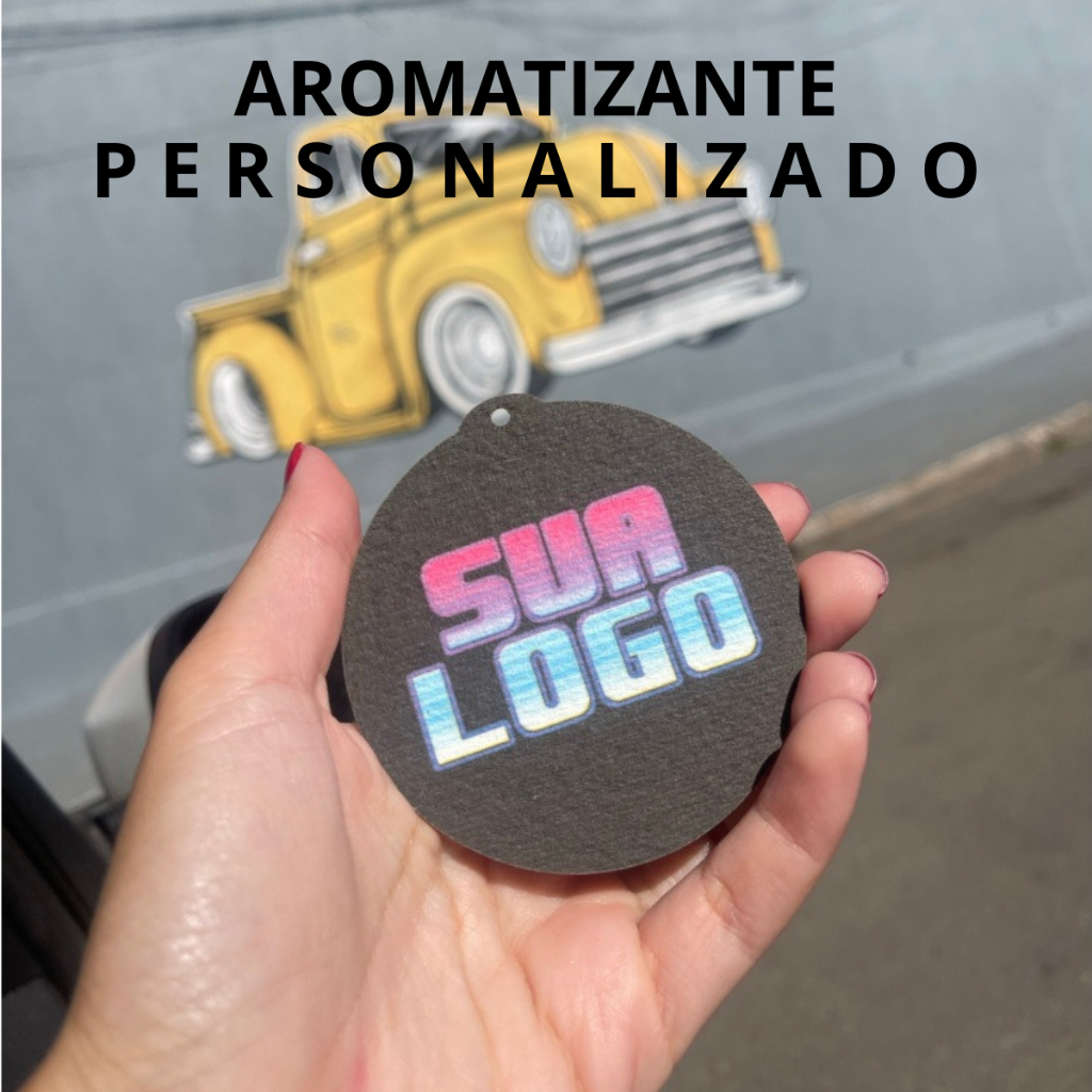 Aromatizante Automotivo Personalizado com seu Logotipo Tipo Little Trees