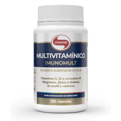 Imunomult Suplemento Alimentar Multivitamínico 120 Cápsulas de 1000mg Vitafor