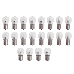 Kit 20 Lampadas 1141 Clear 1 Polo P21w 12v Ba15s 1 Polo