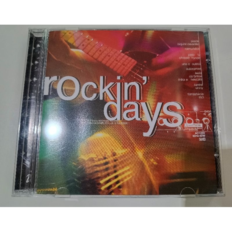 CD Rockin' Days - Biquini Cavadão, Raimundos, Pato Fu, Tantra, Em Excelente Estado