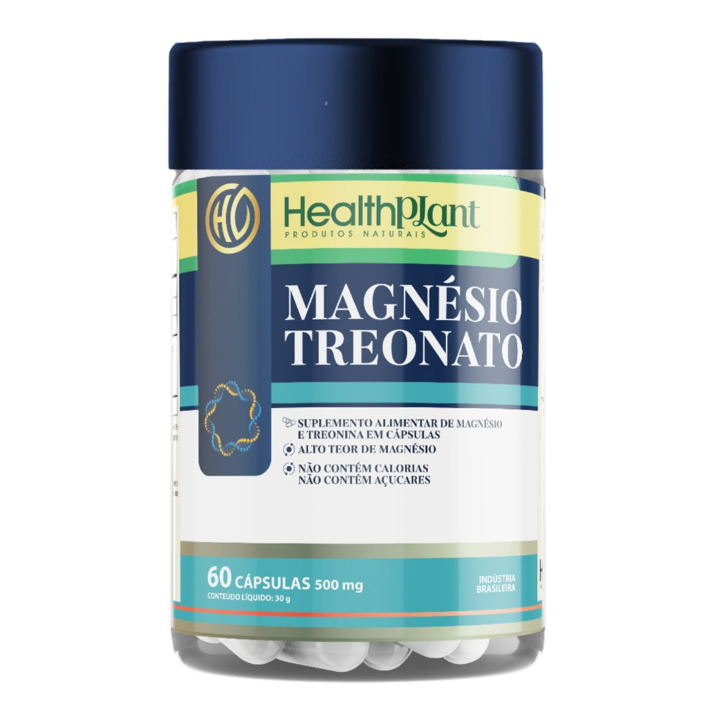 Magnésio L Treonato Puro 60 Capsulas 500mg em Oferta na Shopee