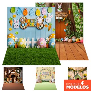 Painel Fundo Fotográfico Pet Shop Páscoa Em Tecido Sublimado 120x170m em Oferta na Shopee