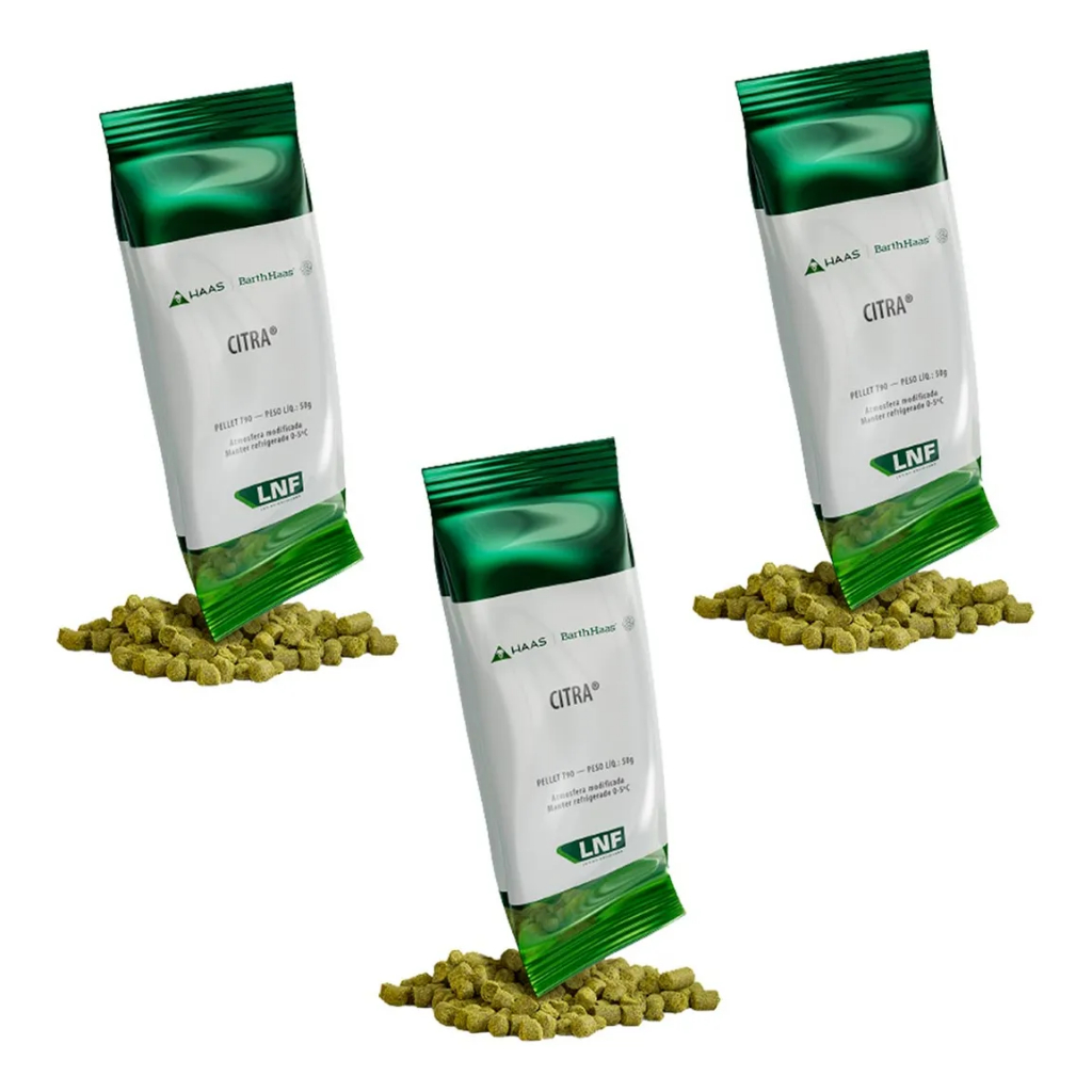 Kit 3 Pacotes Lupulo Citra 50g Cada - Barth-Haas - LNF