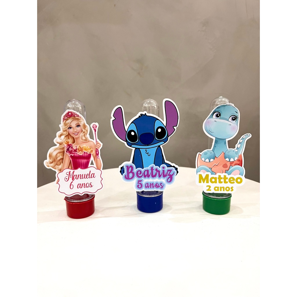 Apliques para Tubetes | Personalizados para Festas em Geral | Decoração de Aniversário e Mesversário | Infantil e Adulto