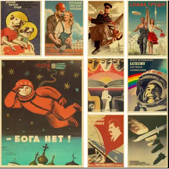 Adesivos SORTIDOS URSS 3 unidades em Oferta na Shopee