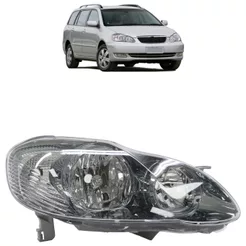 Farol Dianteiro Corolla Fielder 2005 2006 2007 2008 Máscara Cromomix