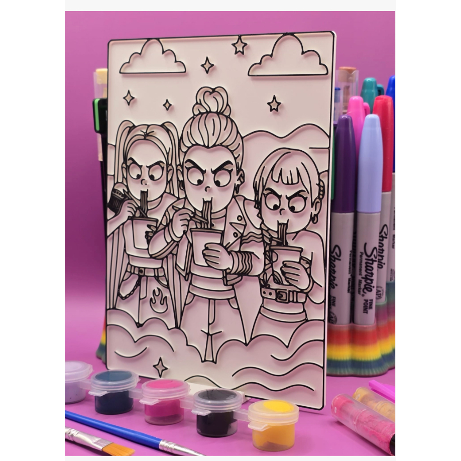 Placas de colorir personalizada infantil lembrancinha de aniversário pintar canetinha tinta menina e menino