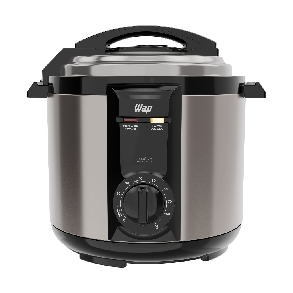 Panela Pressão Wap Wppe2 Digital 5L Antiaderente Segura 900W