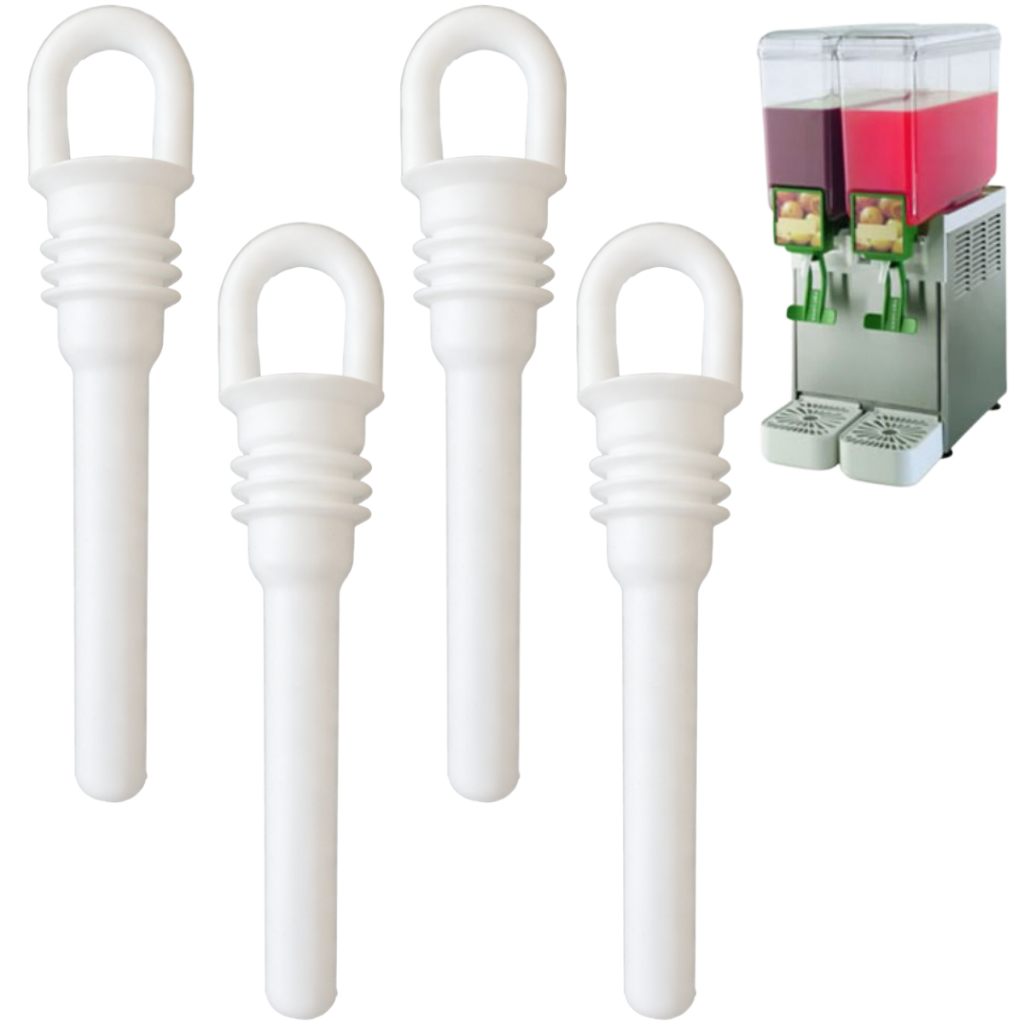 4 Peças Chupeta Dosadora Silicone Para Refresqueira Bras J/t