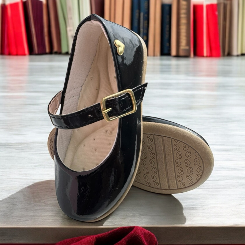 Sapatilha Infantil Menina Sapato Boneca Verniz Basica Sintético Dama Daminha