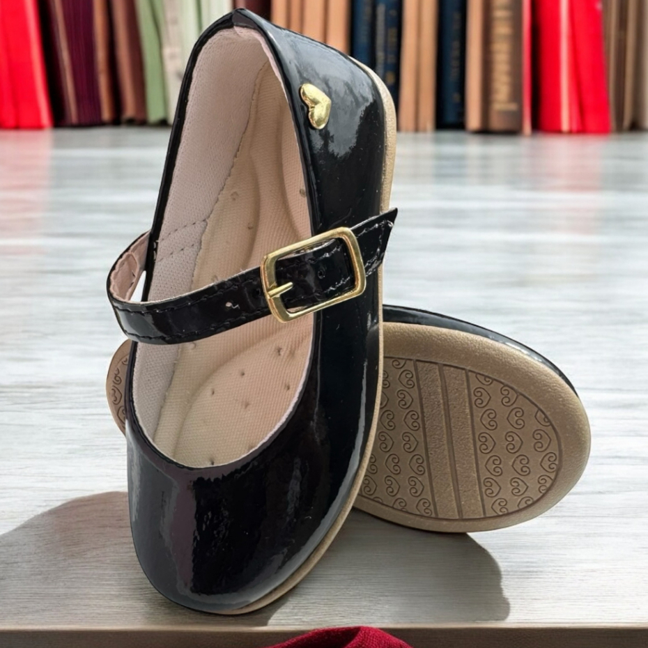 Sapatilha Infantil Menina Sapato Boneca Verniz Basica Sintético Dama Daminha