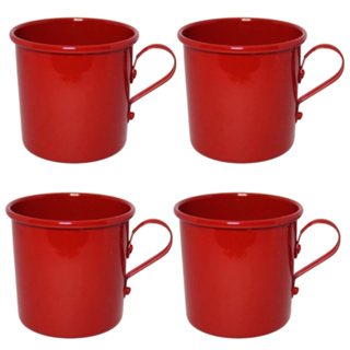 Kit 50 Xícaras Esmaltadas Ágata Elegantes Diversas Cores em Oferta na Shopee