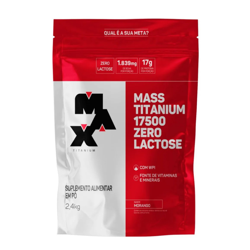Hipercalorico Mass Titanium Zero Lactose 2,4kg Max Titanium