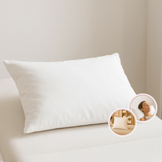 Travesseiro Hospitalar de Fibra com capa removível em napa impermeável 30cm x 40cm PEQUENO em Oferta na Shopee