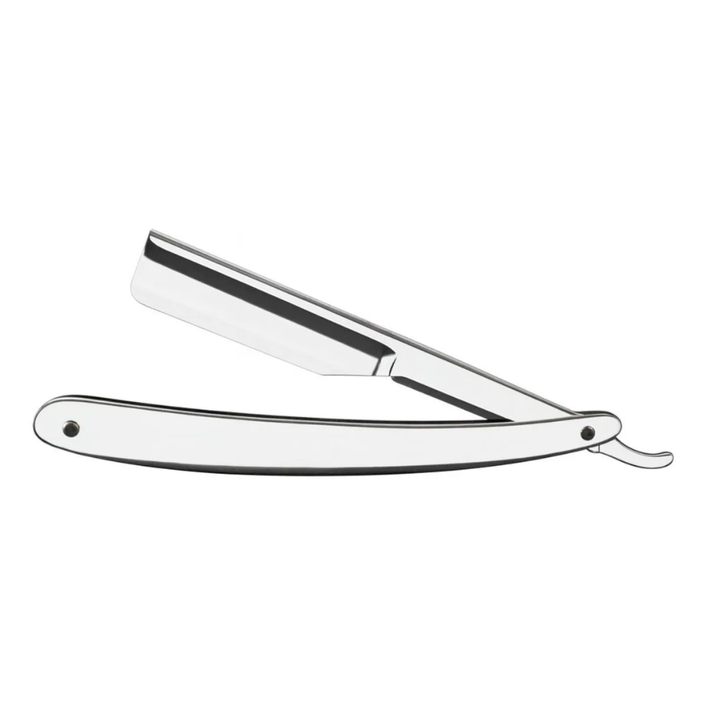 Navalhete de Gaveta Aço Inox Profissional Barba Cabelo Super Barba Importado