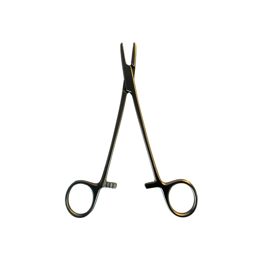 Porta Agulha Mayo Hegar 15cm Safer Inox Sutura Profissional Instrumento Alta Precisão