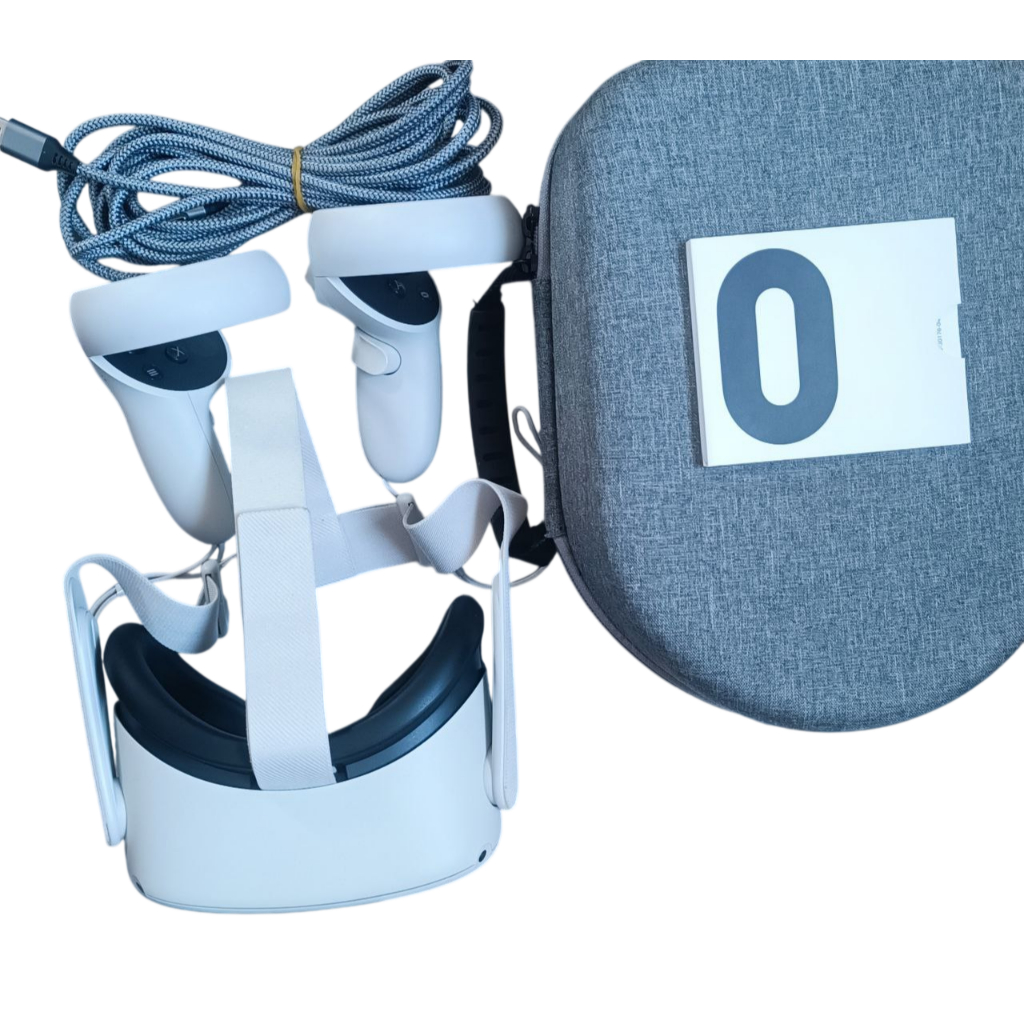 Meta quest 2 128gb completo, oculos quest 2 tem uma variação com bolsa e cabo link!