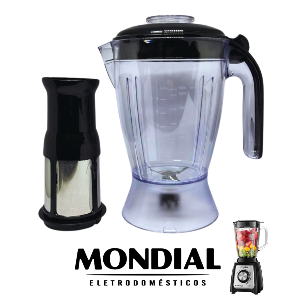 Copo Liquidificador Com Filtro Mondial L60 L61 L62 L66
