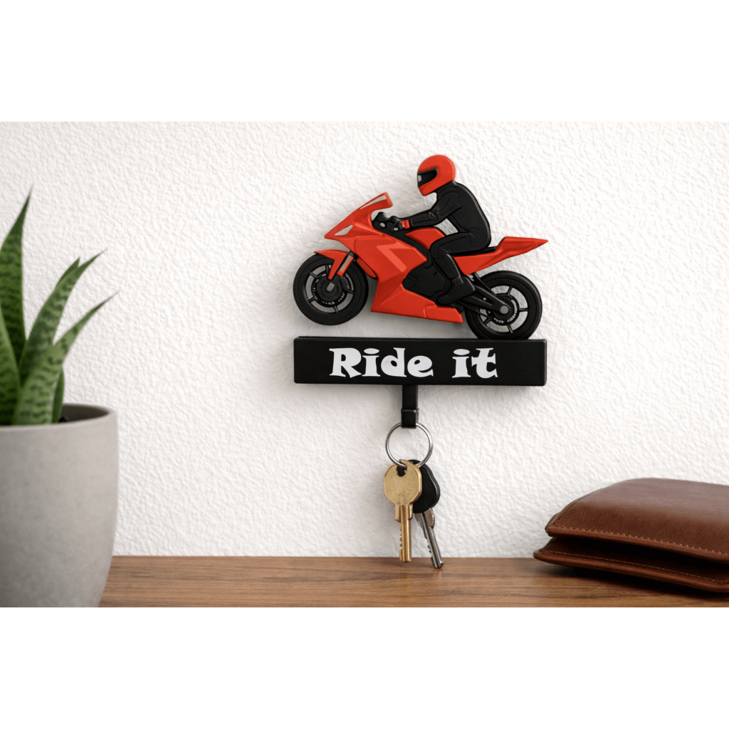 Porta chaves moto funcional