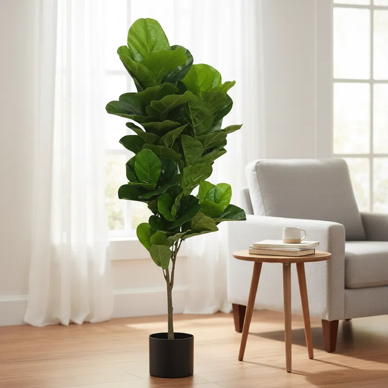 Planta Artificial Fícus Lyrata Grande Decoração