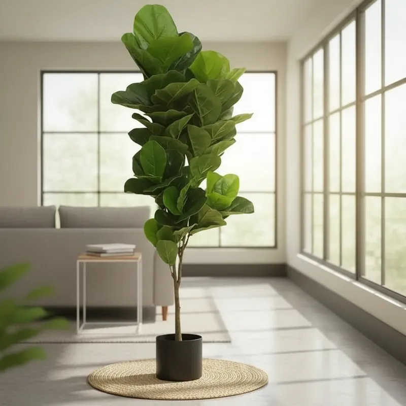 Planta Artificial Fícus Lyrata Grande Decoração