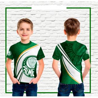 Camiseta Infantil de Palmeiras Simbolo em tecido Dryfit em Oferta na Shopee