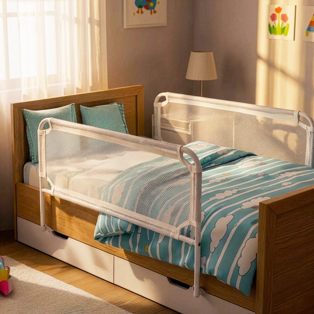 KIT 2 Grade De Cama Com Tela de Segurança Para Bebês E Idosos em Oferta na Shopee