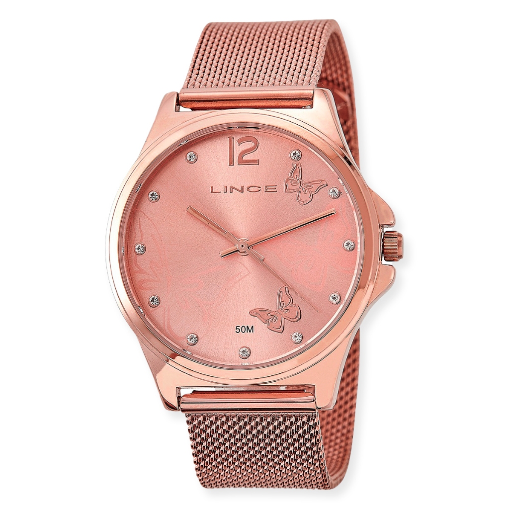 Relógio lince Feminino rose gold LRR4729L R2RX