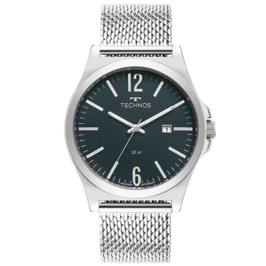 RELÓGIO TECHNOS MASCULINO PRATA 2115NCY/1A