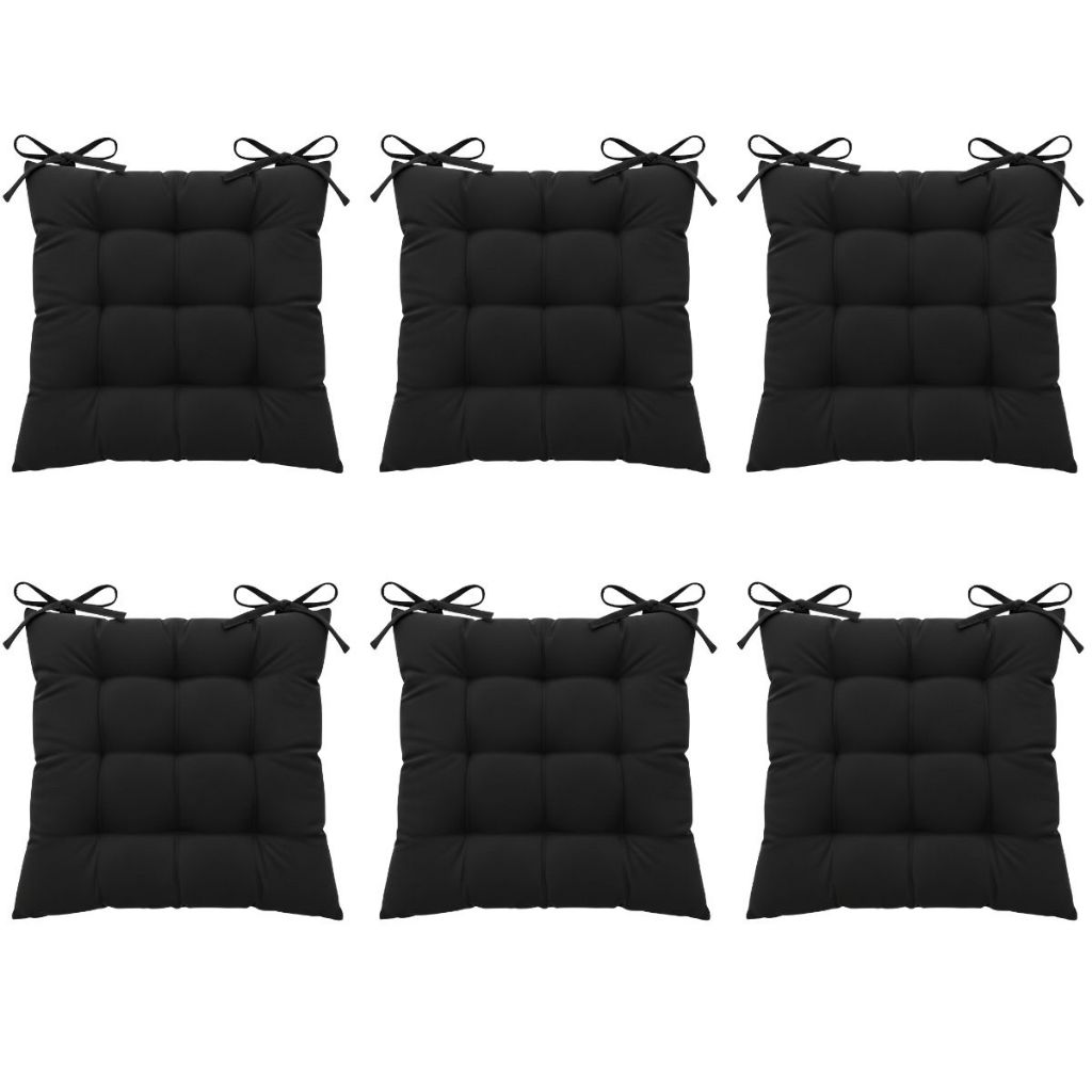 KIT 6 Almofadas Cadeira Futon Banco Sofá Decorativa Presente Pallet 40x40cm