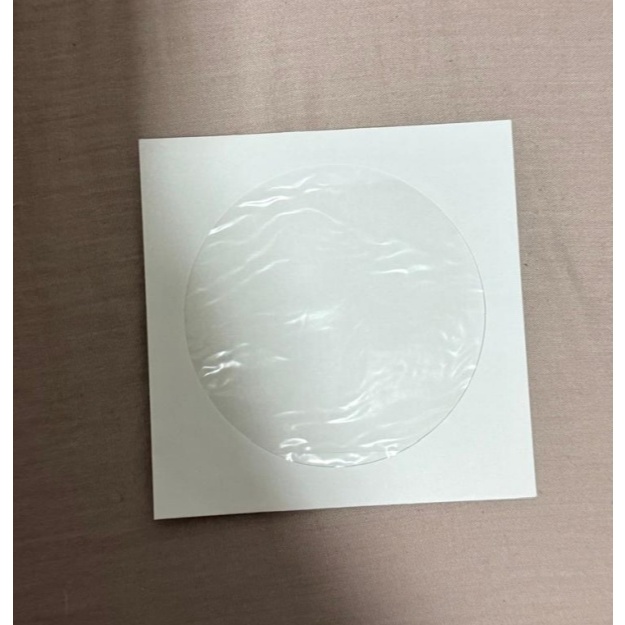 Capa de CD, DVD, de papel, branca, acessório, presente, lembranças, bazar, brechó, desapego, desapegando