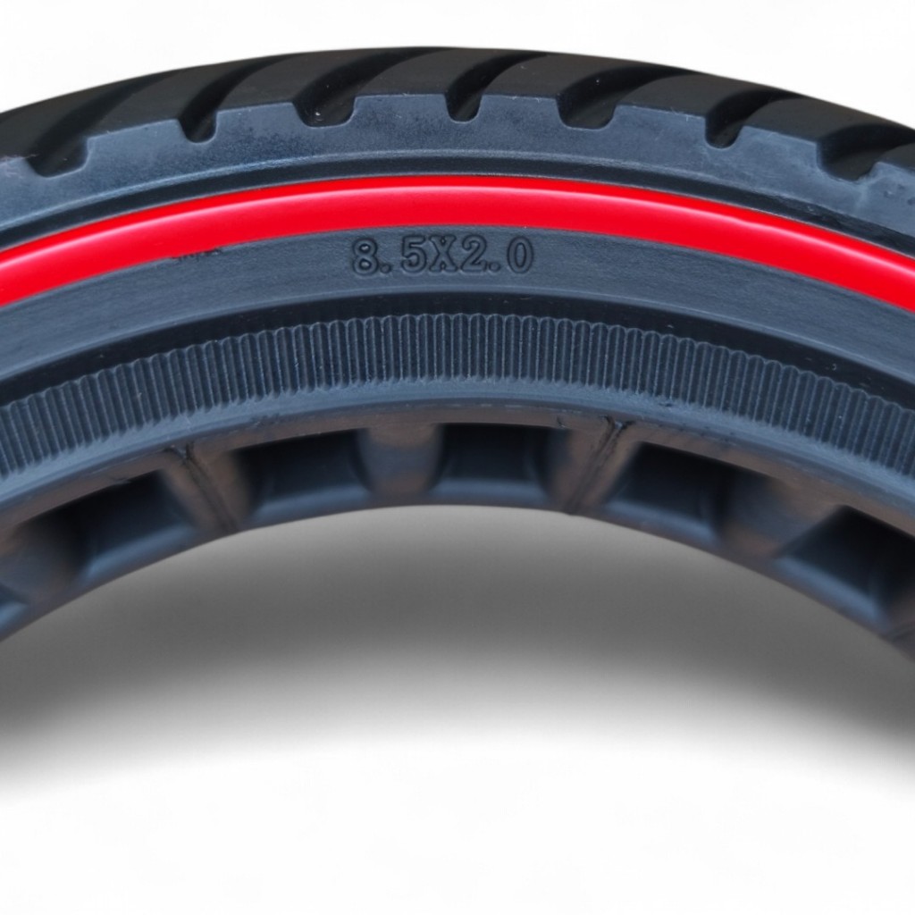 pneu para patinete elétrico medida 8,5x2'' quarta geração com listra