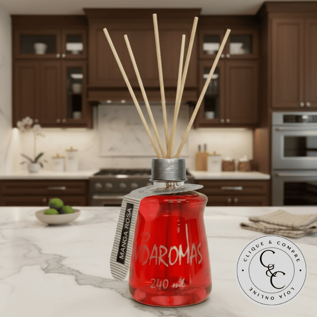 Aromatizador de ambiente com varetas 240 ml Vidaromas