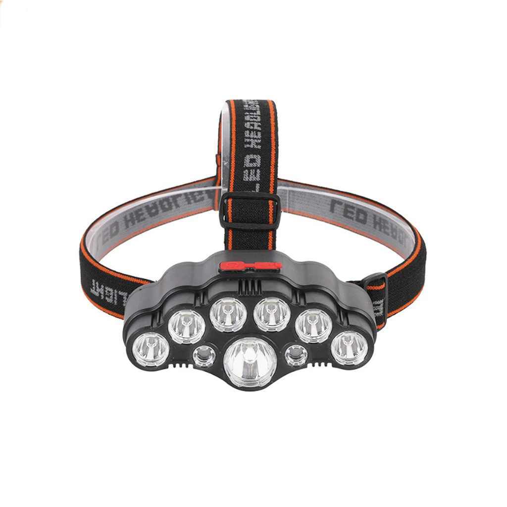 Lanterna De Cabeça Ciclismo Recarregável Super Led 50w