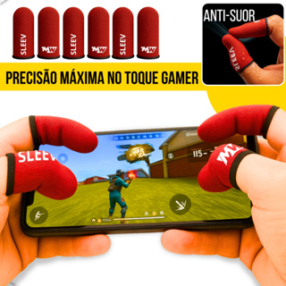 Luva Gamer Para Celular Anti Suor Touch Screen Alta Precisão Jogar free fire Pubg em Oferta na Shopee