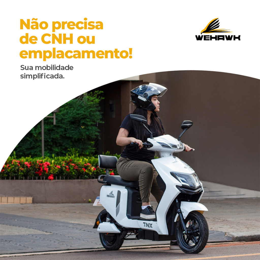 Scooter TNX 1000W Wx-02 60V WeHawk Bateria de Chumbo Conforto Segurança e Pronta Entrega em Oferta na Shopee