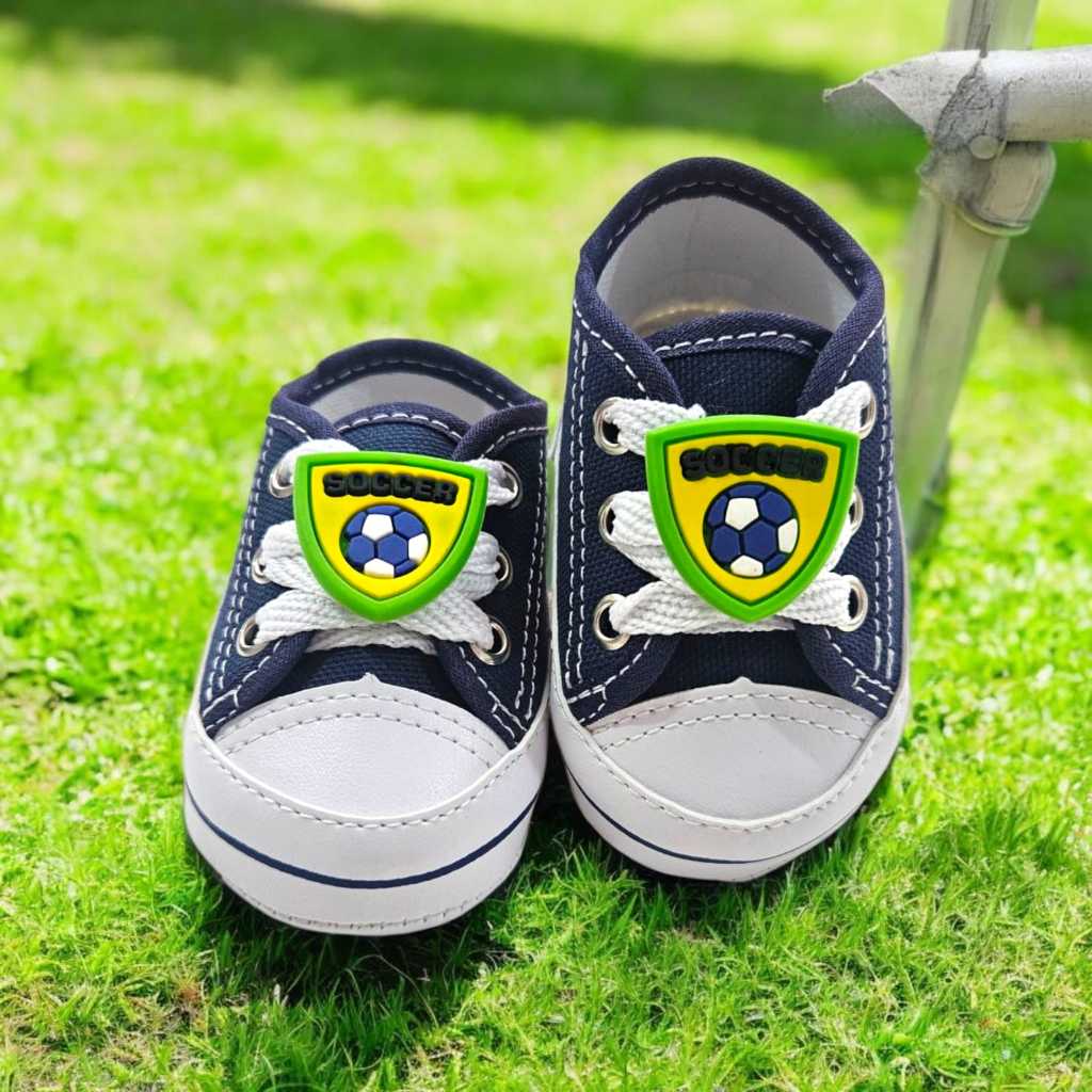 Tênis Star Cores Bebê Sapatinho Masculino Recém Nascido Confortável Reborn Menino Mesversário Solami