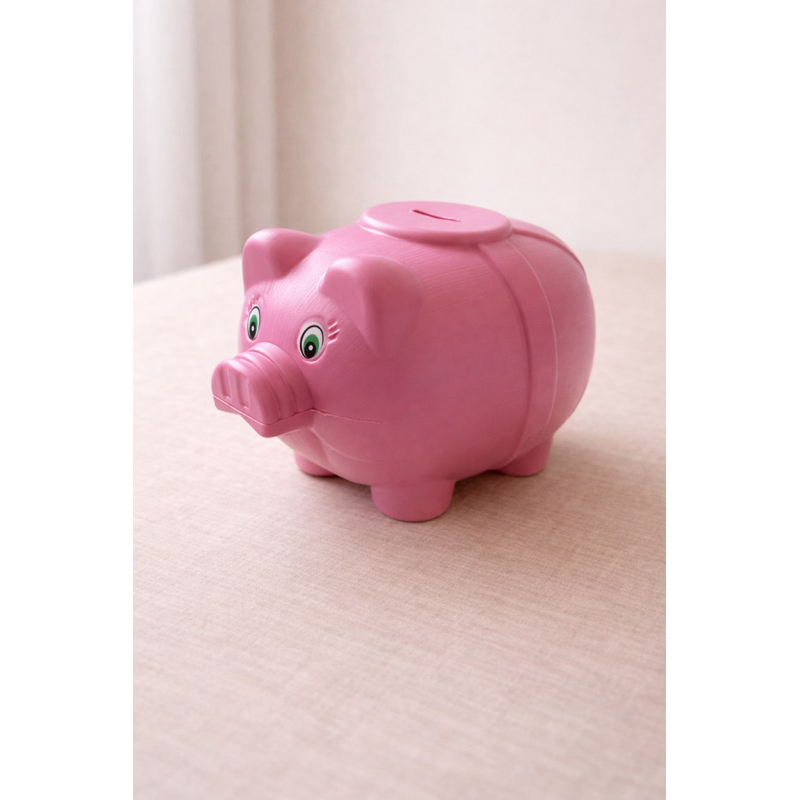 Cofrinho Porquinho Cofre Guardar Moeda Porco médio cofre em Oferta na Shopee