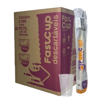 Copos Descartáveis Brancos Resistentes para Festas Eventos e Uso Diário 180ml 100 unidades em Oferta na Shopee